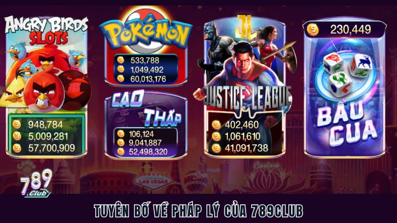 Tuyên bố về pháp lý của 789club